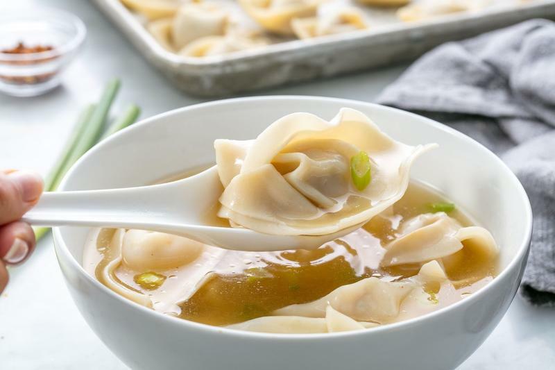 Cup Of Won Ton Soup