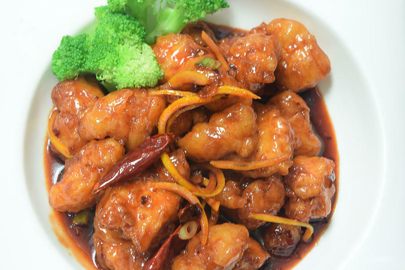 (L) Orange Chicken